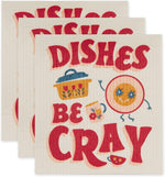 DII Swedish Dishcloths for Kitchen & Cleaning, Reusable, Machine Washable & Dishwasher Safe, Biodegradable, 7.75 x 6.75, Cats Everywhere!, 3 Piece - Image 15