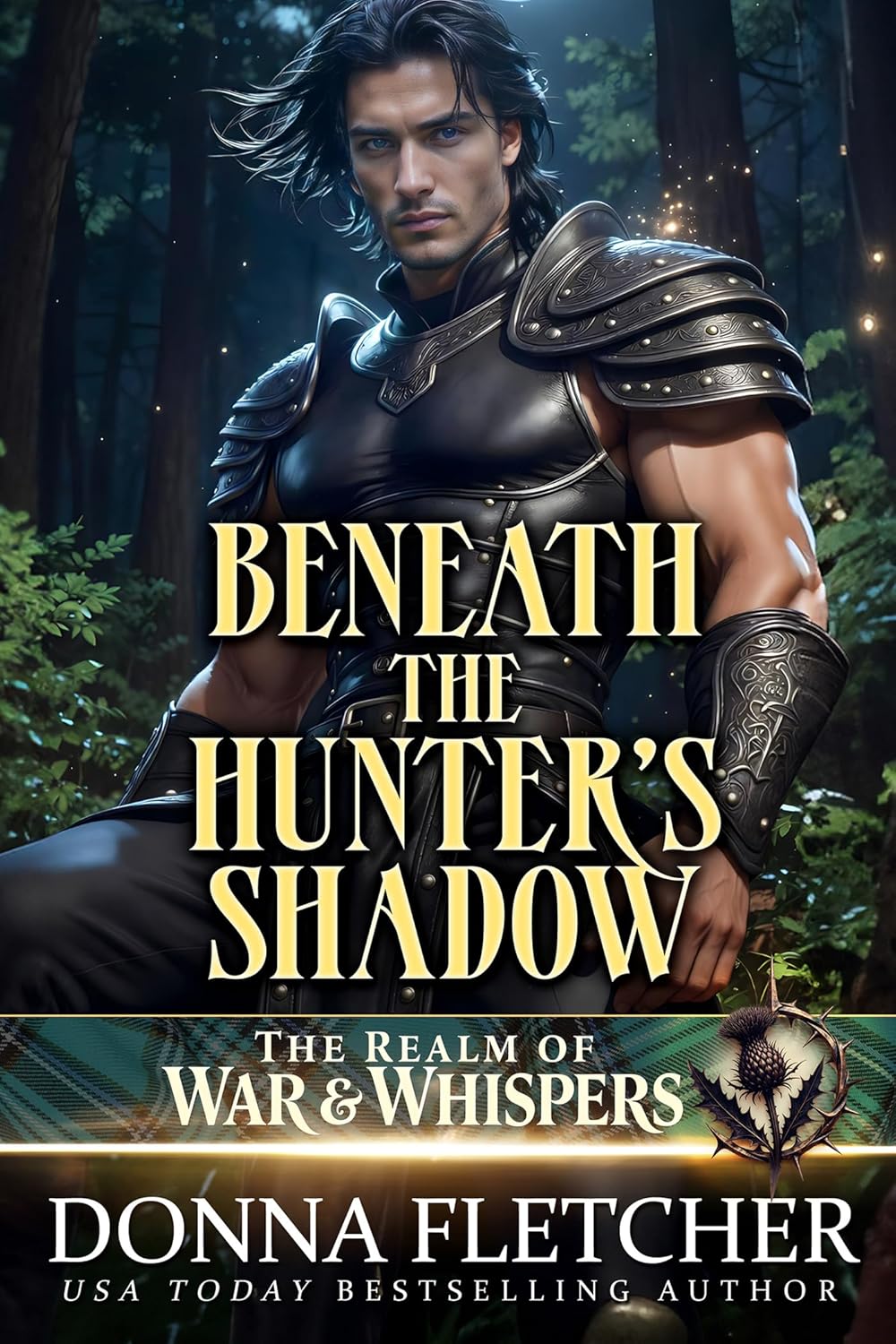 Donna Fletcher Beneath The Hunter's Shadow front cover view historical romance fantasy novel