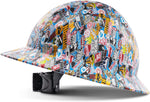 LANON Protection full brim FRP hard hat front view safety helmet