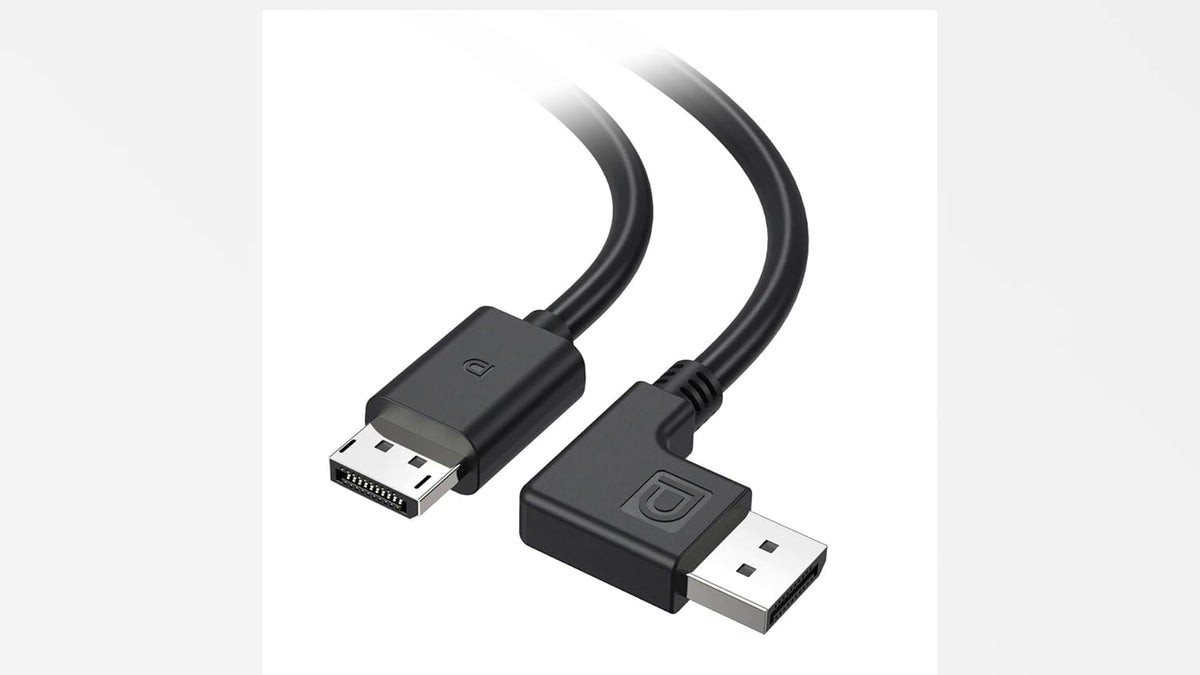 Authentic imported Cable Matters multi-shielded heavy duty DisplayPort wire presentation