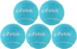 iFetch Mini Tennis Balls for Small and Medium Dogs, Toy Ball 5 Pack, Use with iFetch Automatic Launcher and iFetch Frenzy Brain Game, Blue, 1.5 Inch Diameter - Image 1