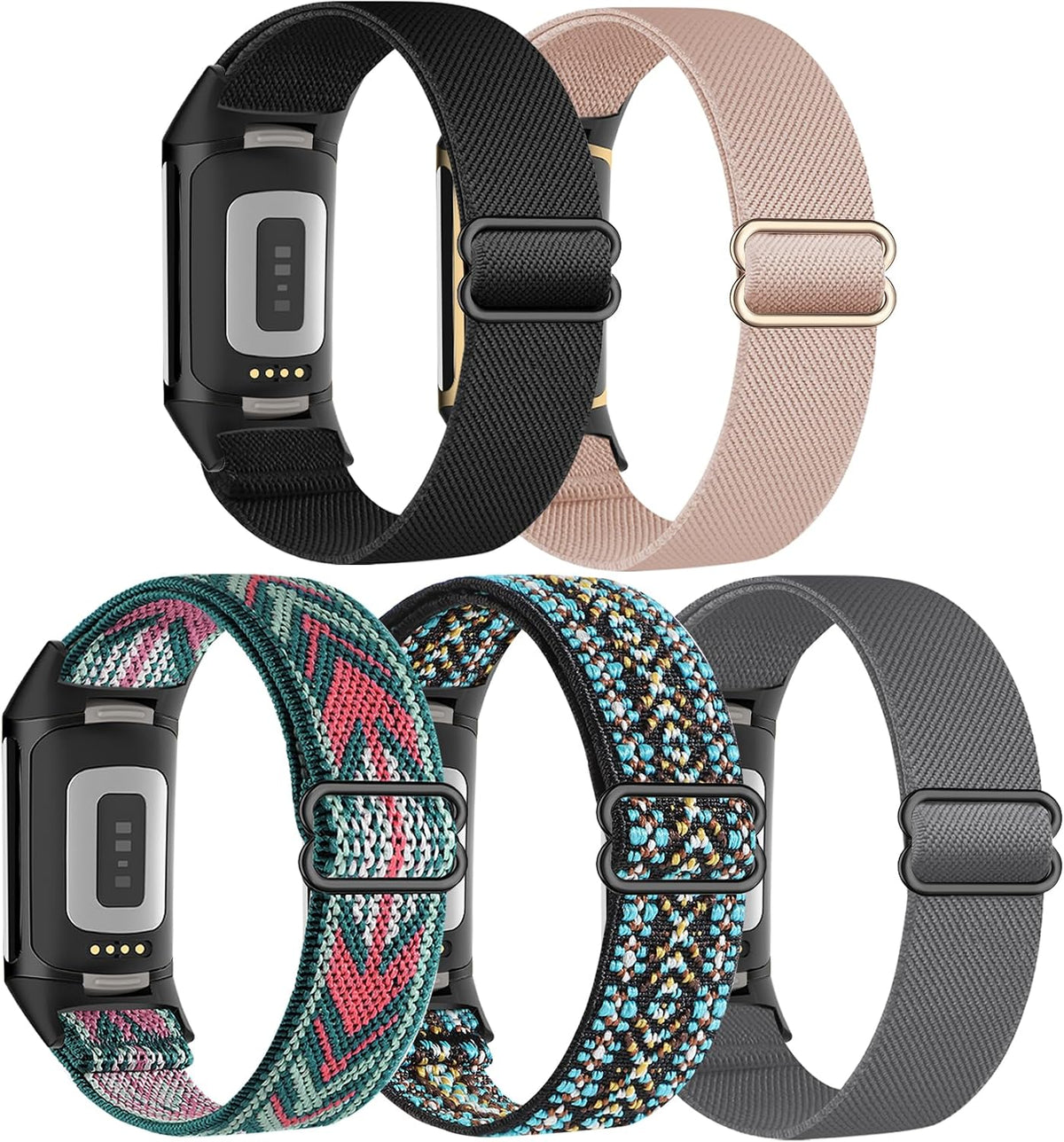 Packaging and contents overview of Folavii smartwatch accessory pack