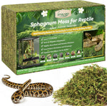 Legigo natural sphagnum moss reptile substrate front view packaging