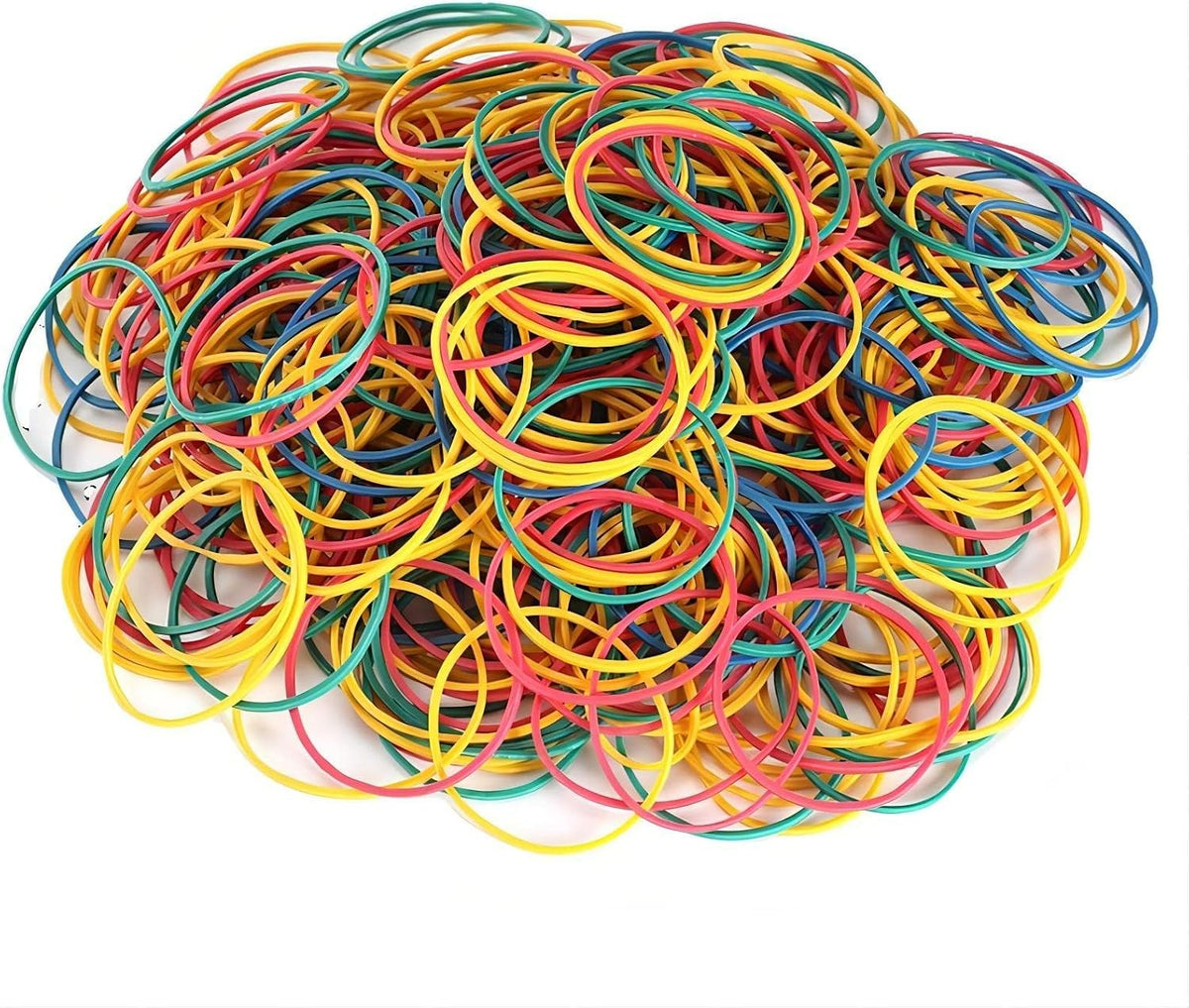 400 PCS 2 Inch (50mm) Multi-Color Elastic Bands, Durable Stretchable Rubber Bands for Office, Home & Travel - Image 11