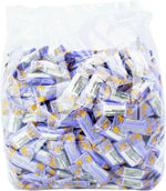 Individually wrapped blue and white Gem Gem original ginger chews