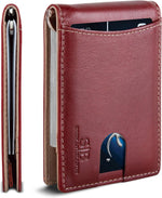 Serman Brands RFID blocking slim bifold front view