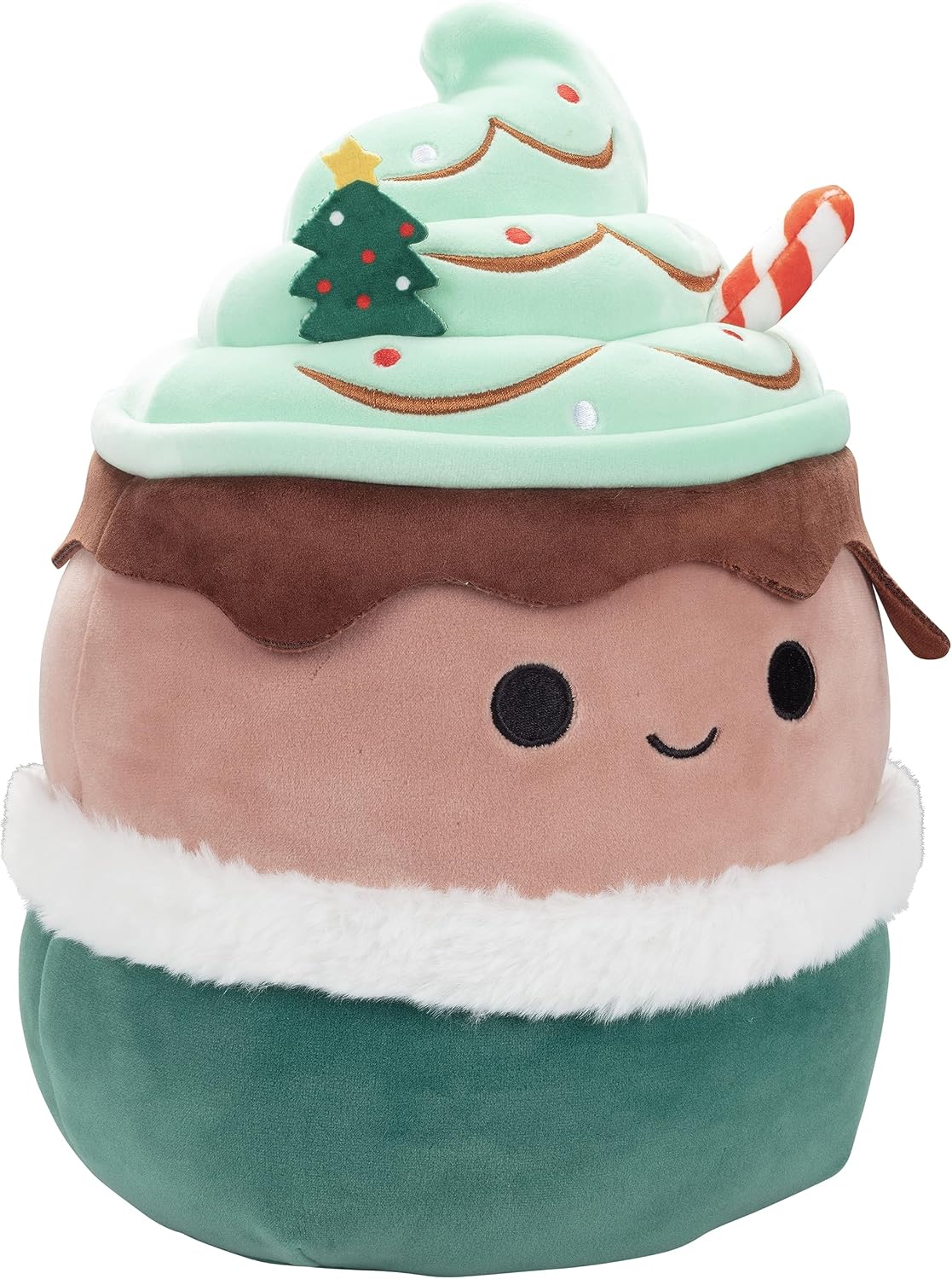 Squishmallows 10 inch Ernesto holiday plush toy side angle