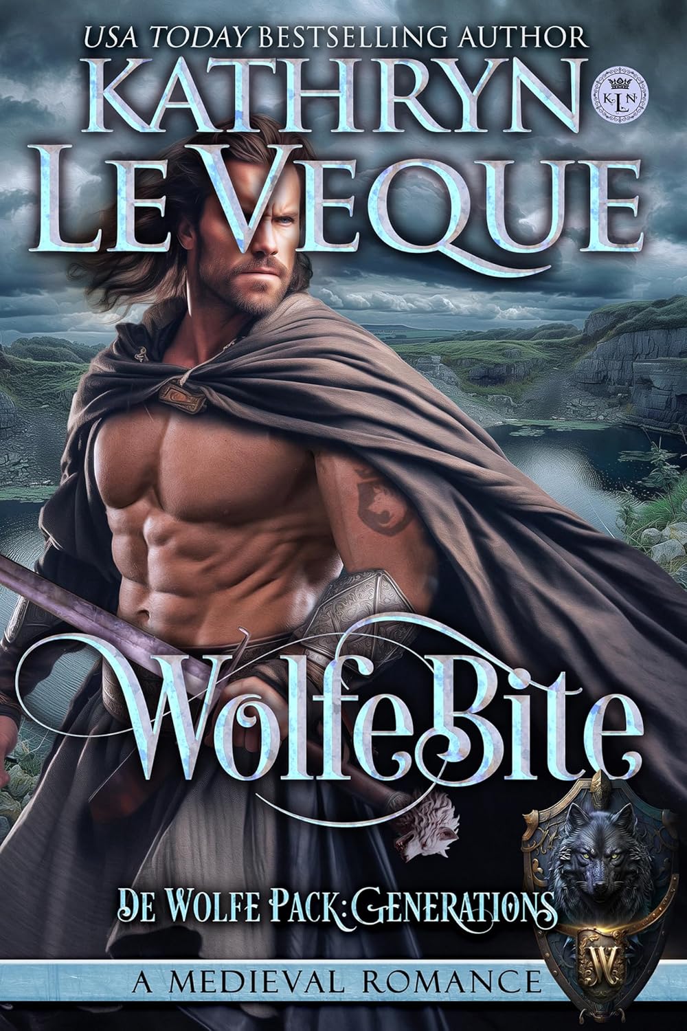Kathryn Le Veque WolfeBite medieval romance book cover front view