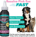 Curicyn steroid free livestock pink eye spray alternative bottle details