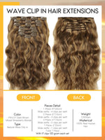 Caliee 14 inch human hair extensions side profile