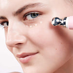 Clarins Total Eye Revive texture and cream gel swatch