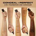 Milani water resistant cosmetics bundle for flawless face makeup
