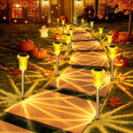 DenicMic Solar Lights Outdoor Waterproof 10 Pack Pathway Lights Cool White | Stake Lights for Yard Garden Driveway Walkway Outside Landscape Path Lights, Auto On/Off 6000K LED, Stainless Steel Pole - Image 14