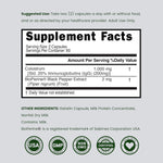 Grass fed bovine colostrum supplement packaging