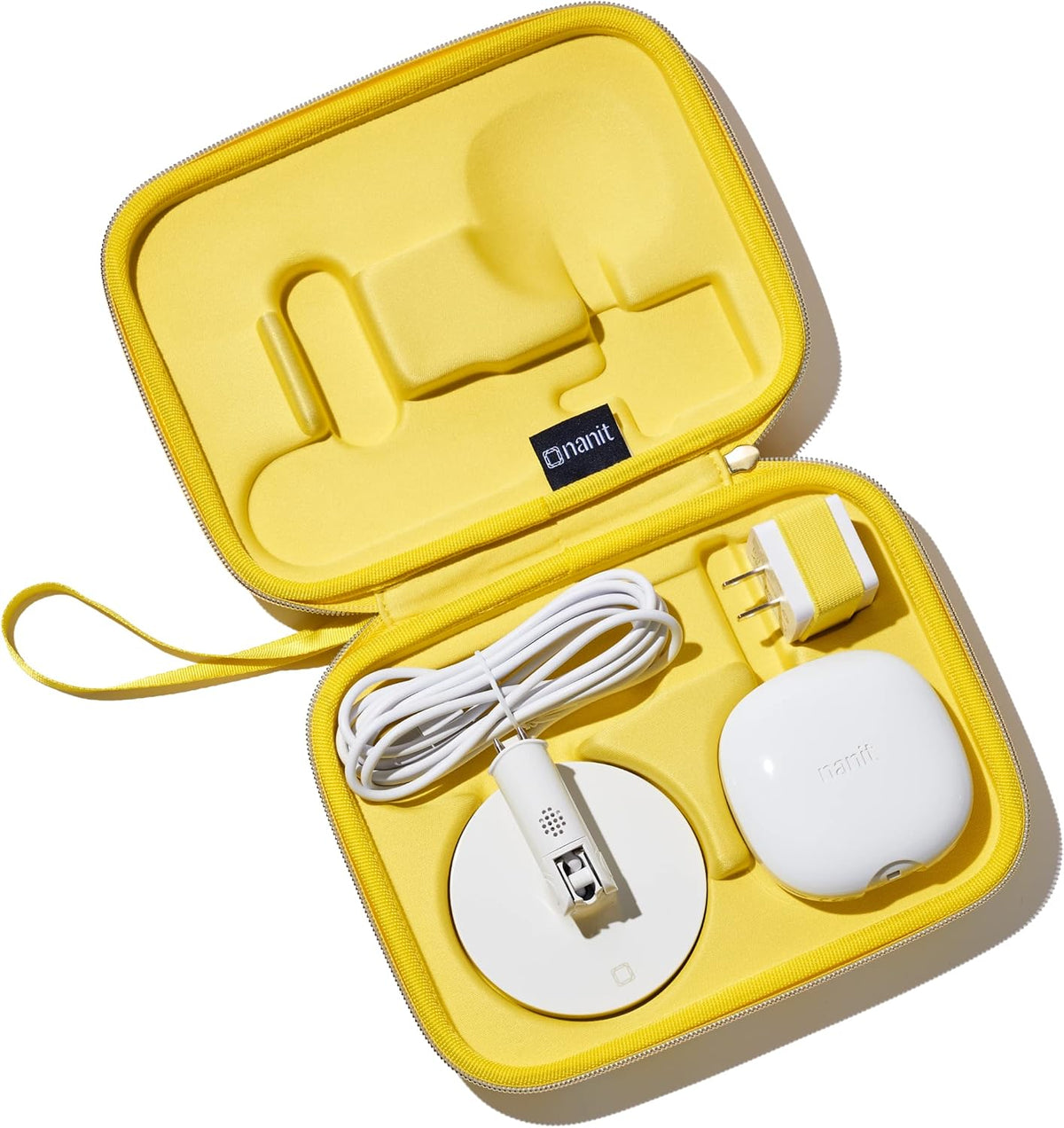 Nanit protective hard shell case open layout