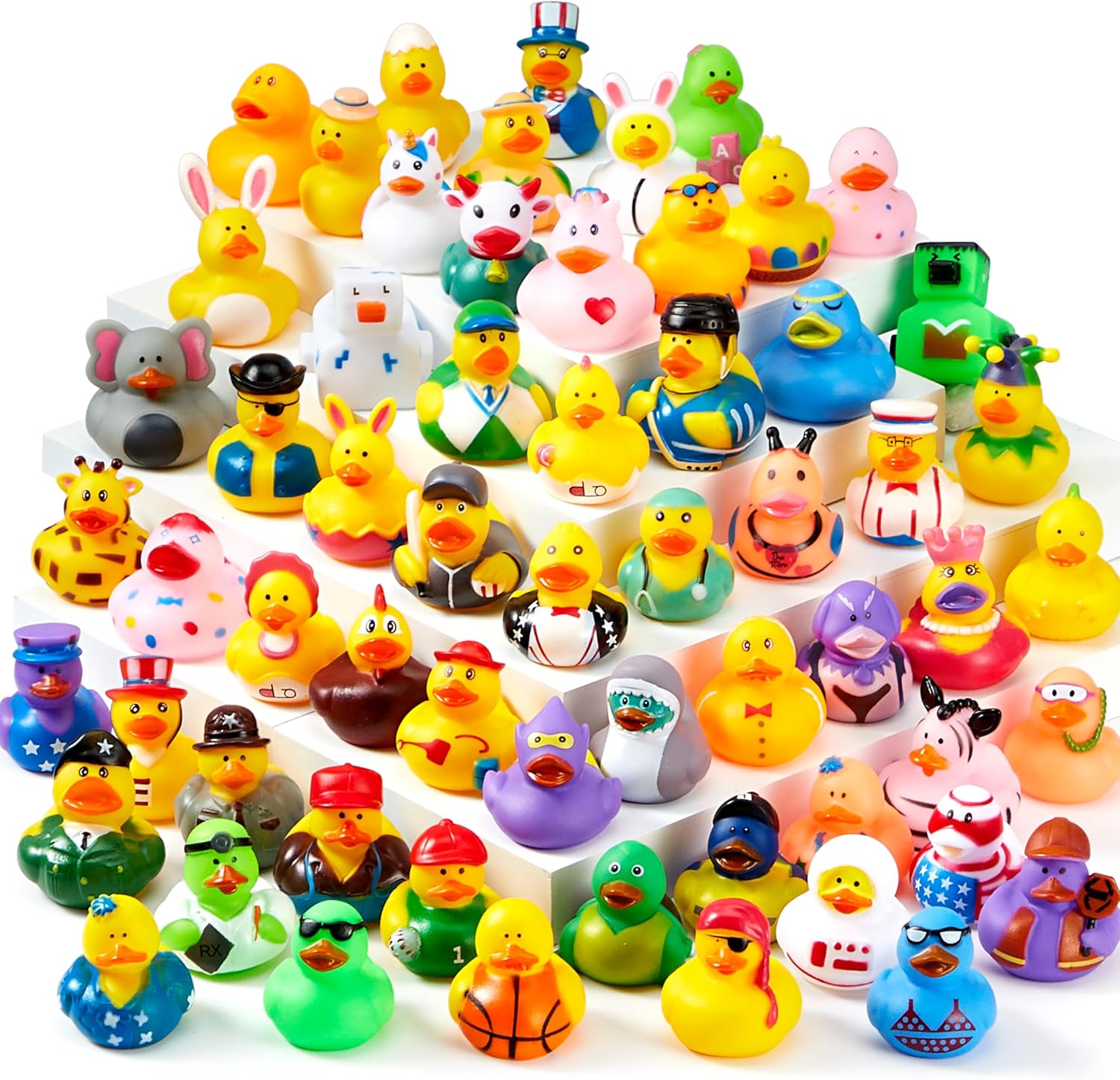Joyin 30 piece mini rubber duck collection set
