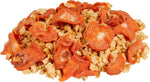 Kaytee small animal superfood treat ingredients showing dehydrated carrots and apples