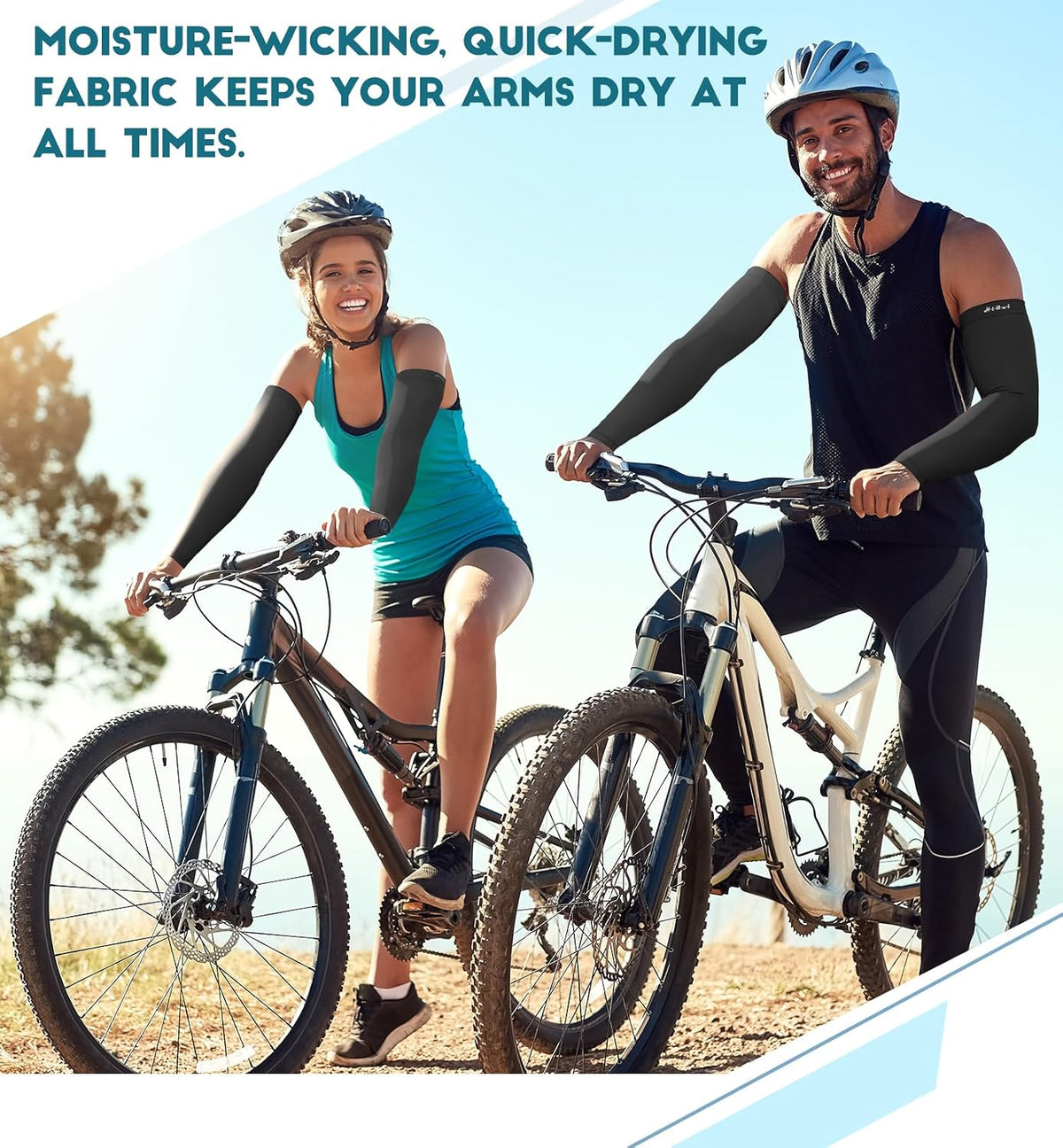 Arm Compression Sleeves for Men Women Youth, UV Protection 20-30mmHG Support Tattoo Cover, Breathable Moisture-Wicking - Image 7