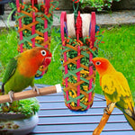 Eco friendly pet bird entertainment accessories for conures and love birds