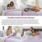 Schnauzer Home lightweight quilt stitched texture