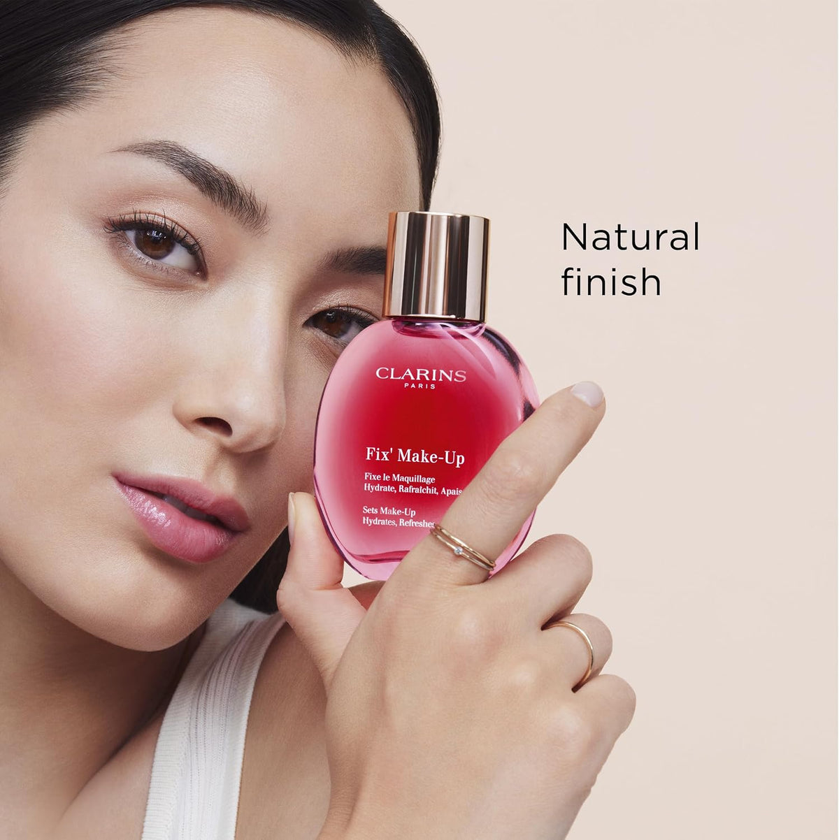 Clarins Fix Make-Up Setting Spray back label ingredients information