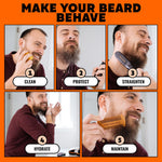 Tame the Wild orange walnut exfoliating beard soap bar