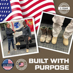 Maelstrom 8 inch tactical boots worn outdoors
