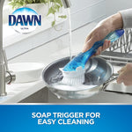 Dawn soap dispensing dish wand handle closeup