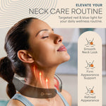 LifePro Luminova red light therapy neck device control buttons