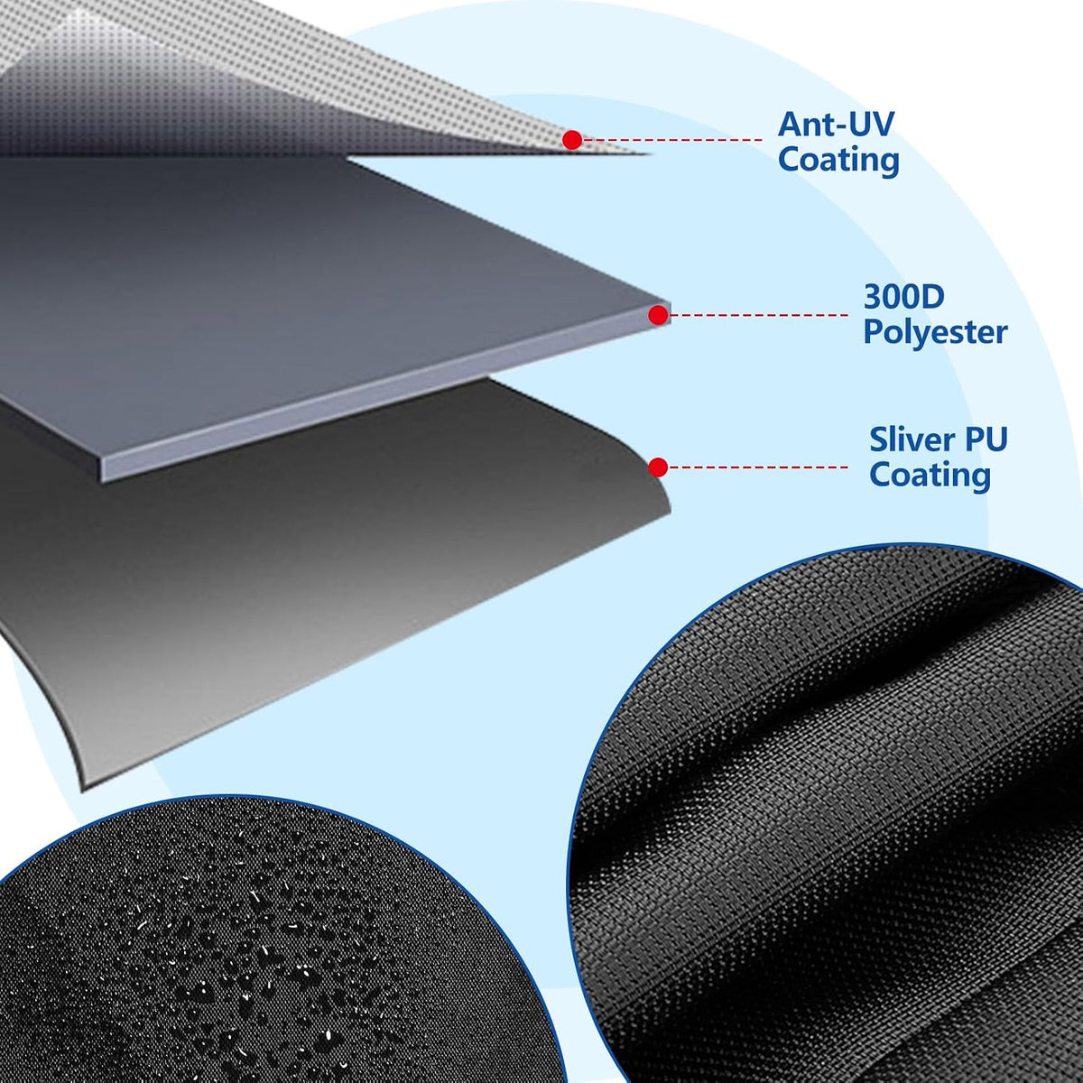 Haopengyou outdoor speaker cover waterproof fabric texture