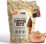 Snackathon Toffee Bits, Coarse Grind, 10 OZ Bulk Resealable Bag, Sweet & Crunchy Butter Toffee Pieces for Ice Cream Topping, Baking & Desserts, Made in USA - Image 10