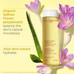 Clarins Hydrating Toning Lotion texture and liquid consistency