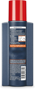 Alpecin caffeine shampoo packaging and label details