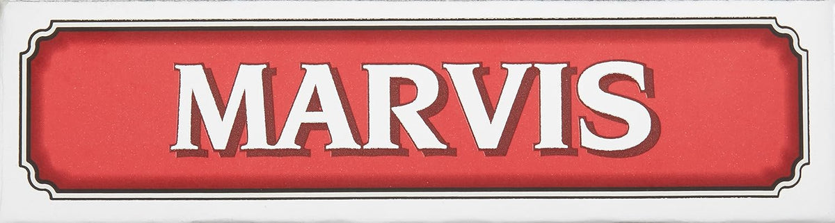 Marvis authentic imported premium toothpaste close up of sculpted cap