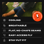 Pair of Thieves super fit trunks elastic stretch display