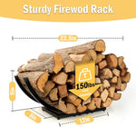 Junshuo U shaped fireplace wood storage stand