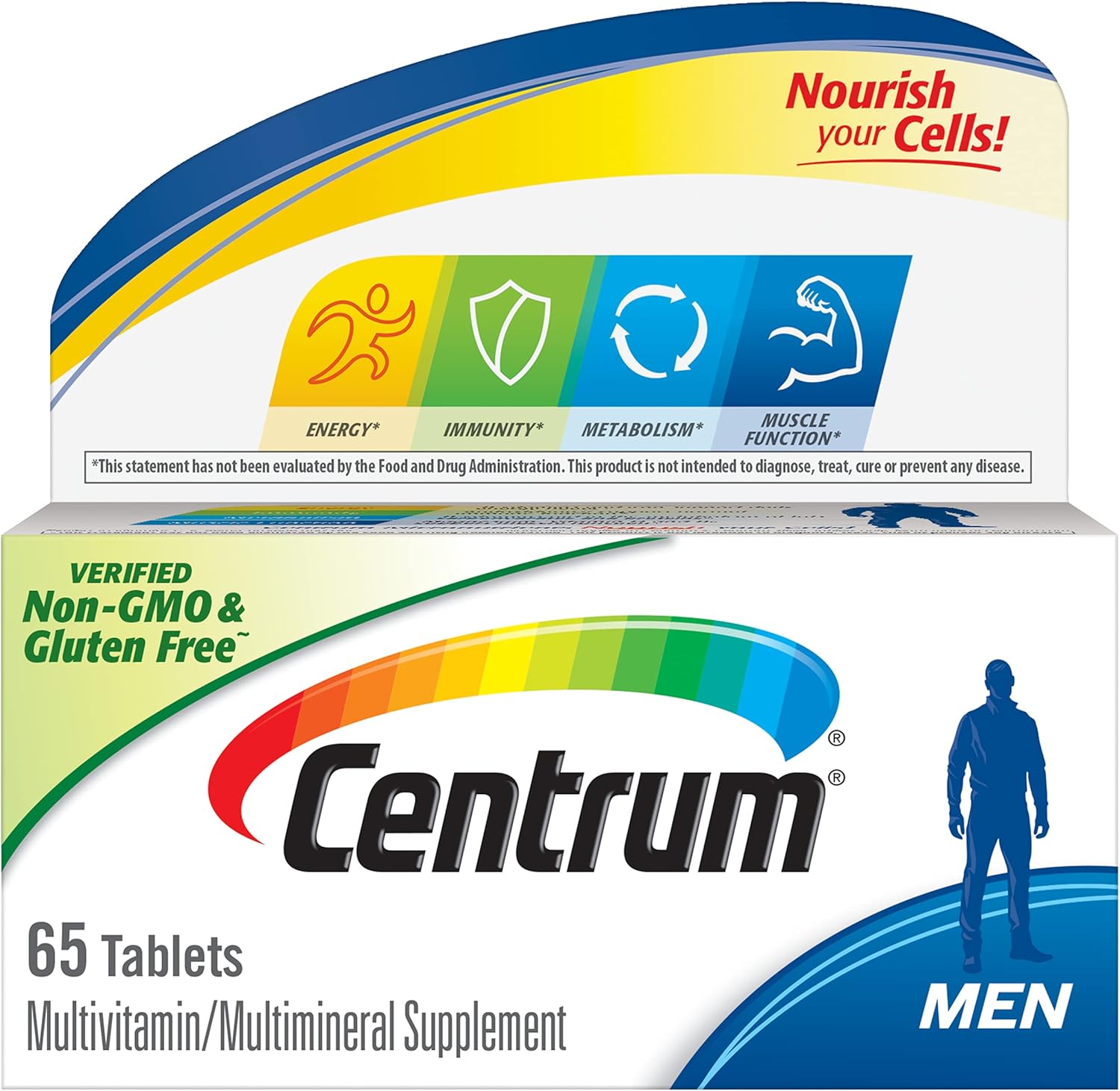 Centrum Multivitamin for Men 65 count bottle front view