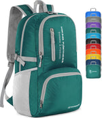 Zomake dark green lightweight packable backpack front view