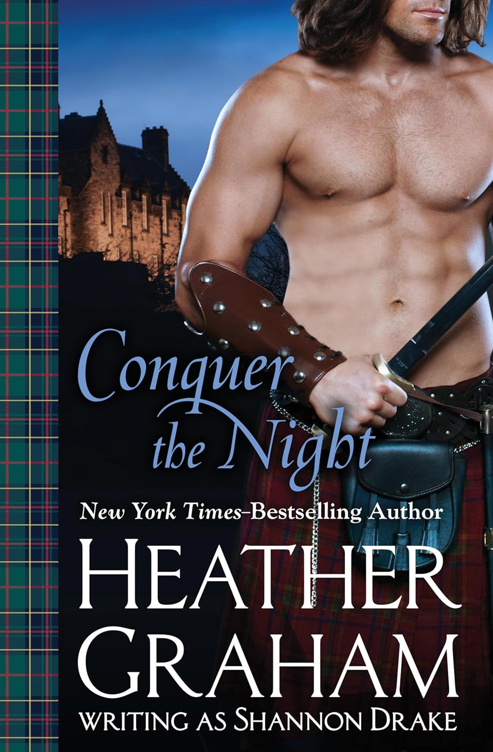 Heather Graham Conquer the Night Graham Clan Book Two Kindle Edition digital cover front view featuring historical romance theme artwork.