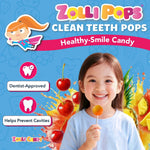 Zollipops keto friendly clean teeth lollipops clear jar view