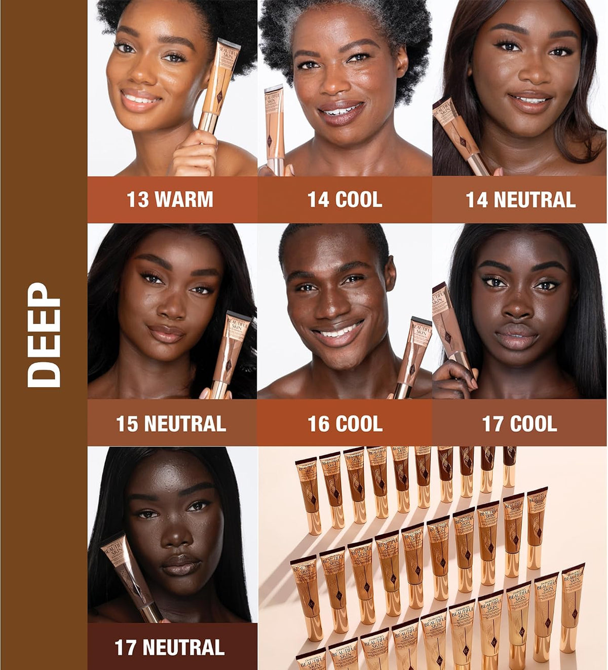 Authentic Charlotte Tilbury skincare infused foundation packaging