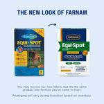 Farnam Equi-Spot spot on protection for horses showing application tubes layout