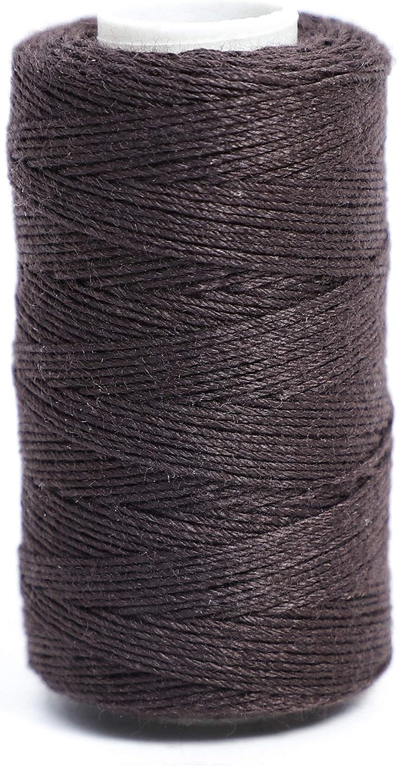 Ryalan brown thread rolls close up