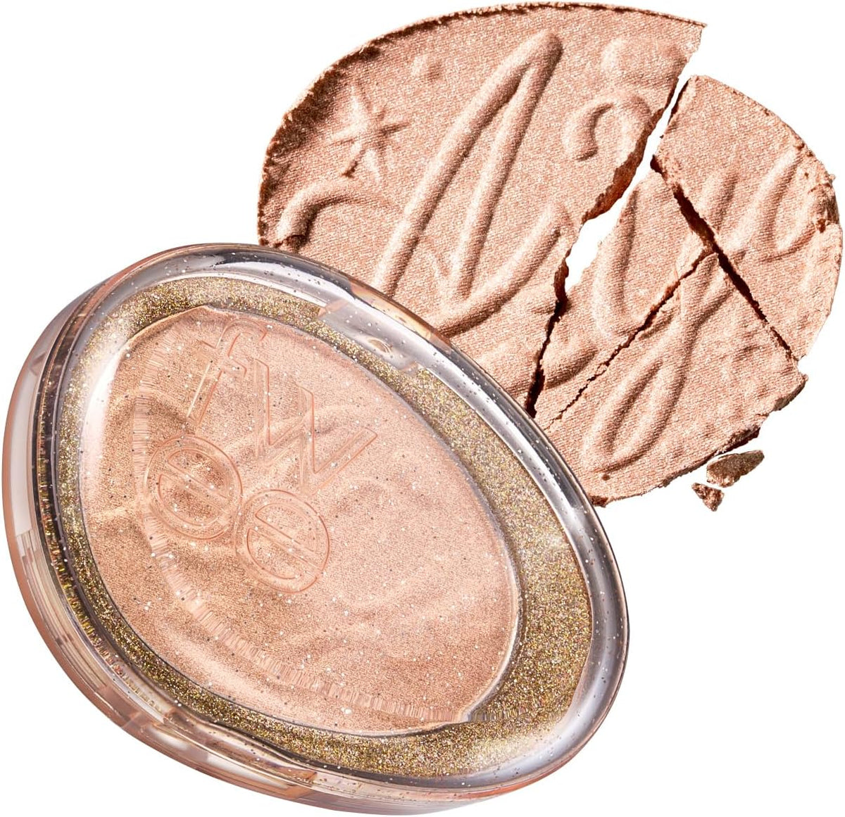 fwee Glitz Stone Highlighter | 12 Vibrant, Photogenic Shades, Long-lasting Glow, Daily Shimmer to Bold Glitter, Inspired by Birthstones - Ruby Reborn | 6.0g - Image 13