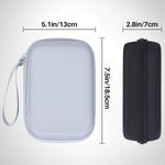 Lebakort storage case placed neatly inside a travel backpack