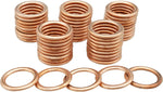 25 PCS Metal/Rubber Drain Plug Gasket, Fits M16 Replace 097-035,10174313 (24.7x16.5mm) - Image 12