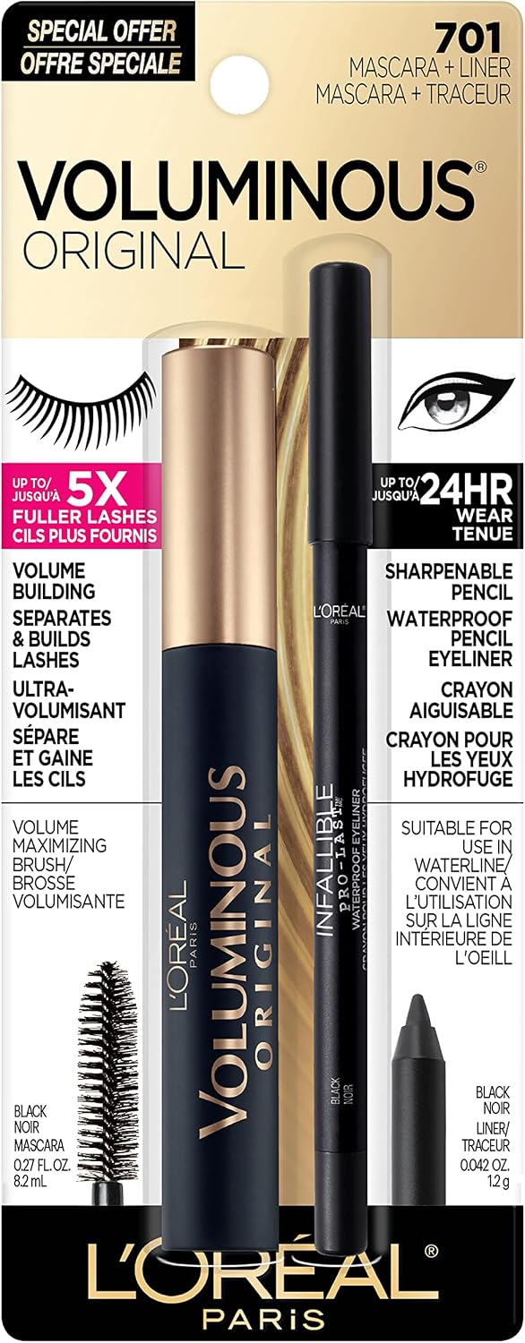 L'Oral Paris Voluminous Original Mascara, Black Brown, 0.28 fl. oz. - Image 10