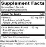 Naturelo vitamin b complex capsules ingredient facts panel