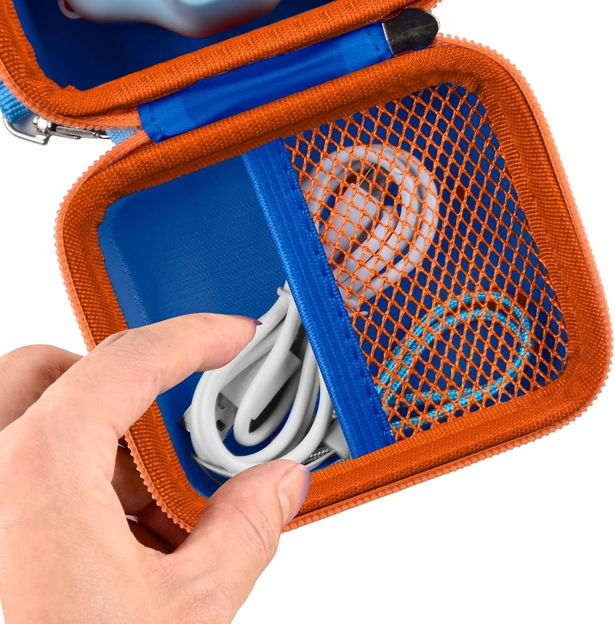 ANFHOH kids camera case side profile with zipper
