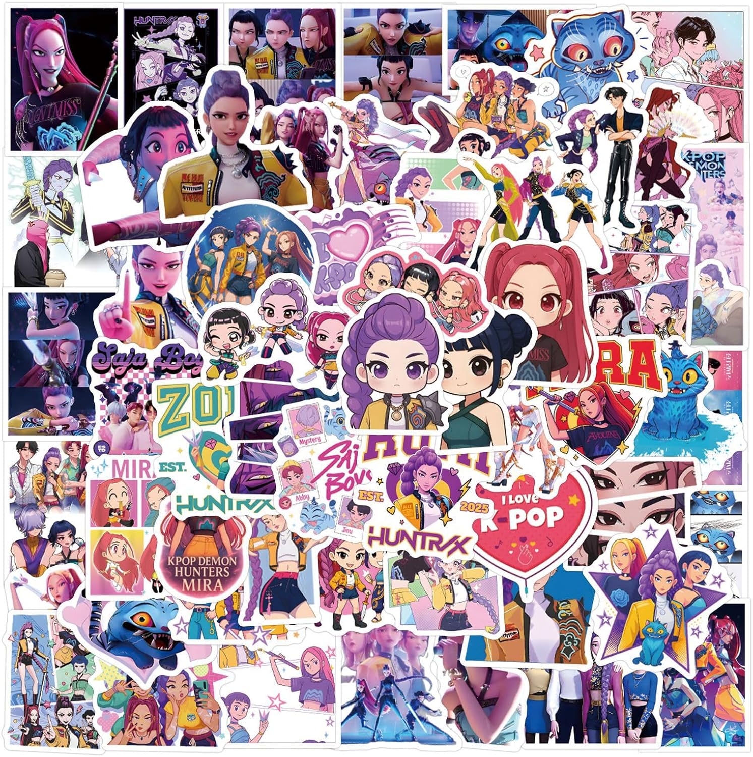 Lonnalee Demon Hunters vinyl sticker pack front view